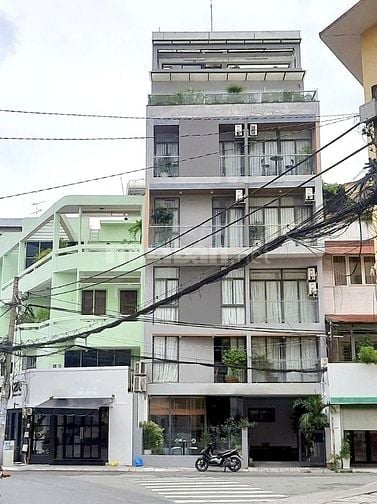 Bán toà căn hộ dịch vụ Q1, Trần Quý Khoách, DT 120m2, 1 hầm + 6 lầu