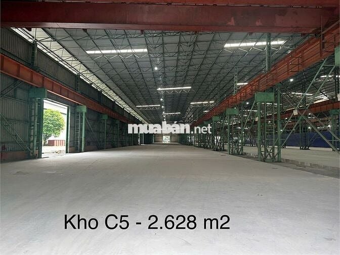 Cho Thuê Kho 13.000m² Linh Hoạt Từ 2500m² PCCC Nghiệm Thu,Cont 24/24