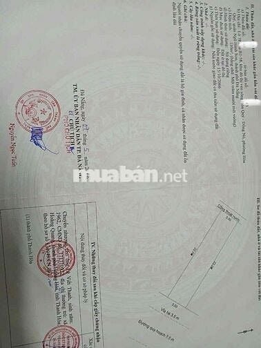 BÁN ĐẤT MẶT TIỀN PHAN HUỲNH ĐIỂU- ĐỒNG NÒ- ĐÀ NẴNG
