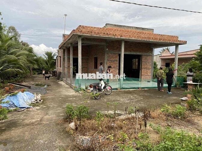 Cần bán đất long an đã lên 200m2 thổ cư có sẵn nhà