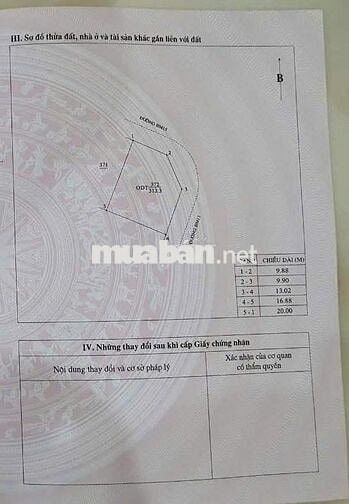 Chính chủ bán lô góc đẹp nhất TK20. Bình Minh . tp Lào Cai.