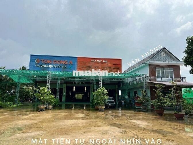 Kho xưởng bãi 4.000m² kho xây dựng 1.716m² mặt tiền đường Nam Sông Hậu