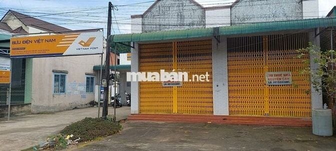 CHO THUÊ NHÀ NGUYÊN CĂN MẶT TIỀN QL1A – ĐỐI DIỆN CHỢ HƯNG NGHĨA