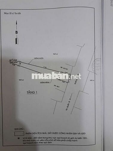 Nhà chính chủ 137m2 1 phòng ngủ đường Trường Chinh Quận 12