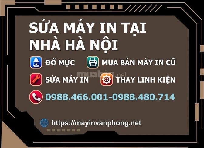 ĐỊA CHỈ SỬA MÁY IN NHANH HÀ NỘI PHỤC VỤ 24/7
