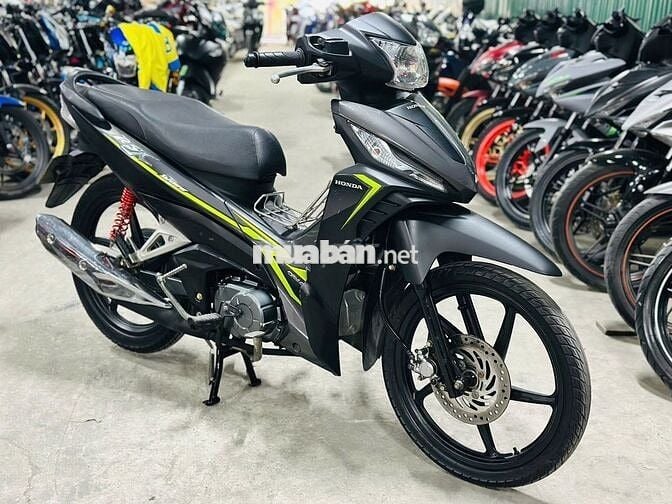 XE MÁYTHANH TÙNG_WAVE RSX FI XANH XÁM VÀNH ĐÚC