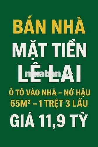 Chính chủ bán nhà Lê lai, nở hậu