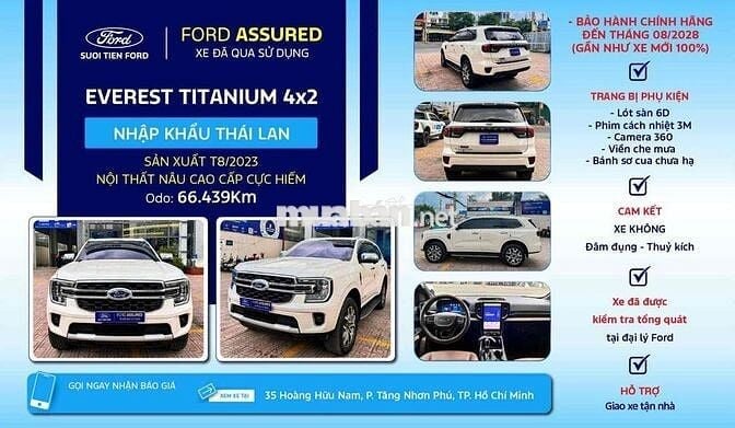Ford Everest 2025 Titanium 2.0L 4x2 AT - 66 km