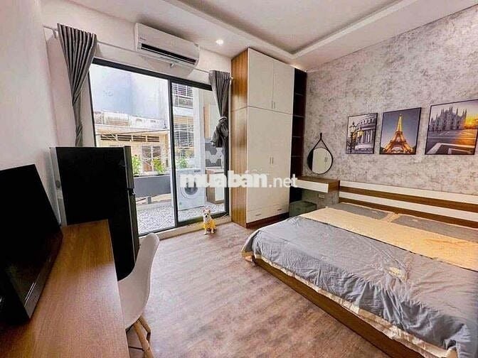 Cho Thuê Căn Hộ 1pn Tách Bếp Balcon/Cửa Sổ Full NT Trần Quang Diệu Q3