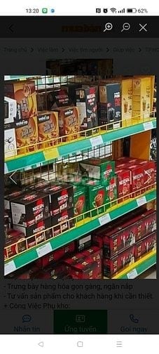 DỊP LỄ SIÊU THỊ CẦN TUYỂN GẤP NHÂN VIÊN TẠI KHU VỰC QUẬN 5