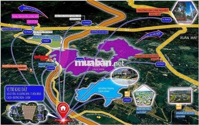 Cần bán 6 lô đất đẹp giá rẻ tại cư Yên, Lương Sơn