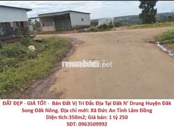 Bán Đất Vị Trí Đắc Địa Tại Đăk N' Drung Huyện Đăk Song Đăk Nông
