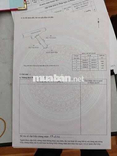 Chính chỉ giao bán mảnh đất đường Phạm Văn Đồng giá chỉ 1,1 tỷ