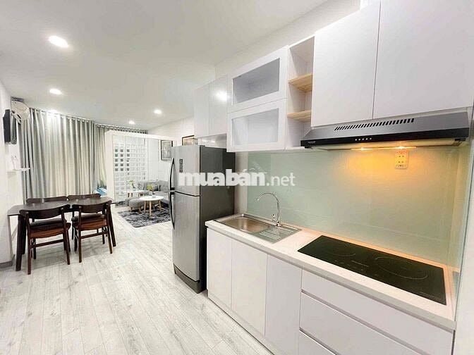 Căn hộ mini Full nội thất Ban công mặt tiền Nguyễn Trãi gần BV An Bình