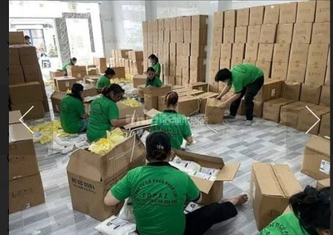 Cần gấp nam nữ đóng gói kho hàng chính chủ quận 7
