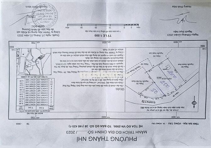 Chính chủ bán 2.300m2 đất Phường Thắng Nhì, Vũng Tàu, Bà Rịa Vũng Tàu