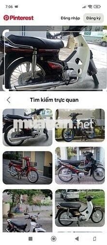 Xe máy Honda Dream Việt màu Đen, Trắng