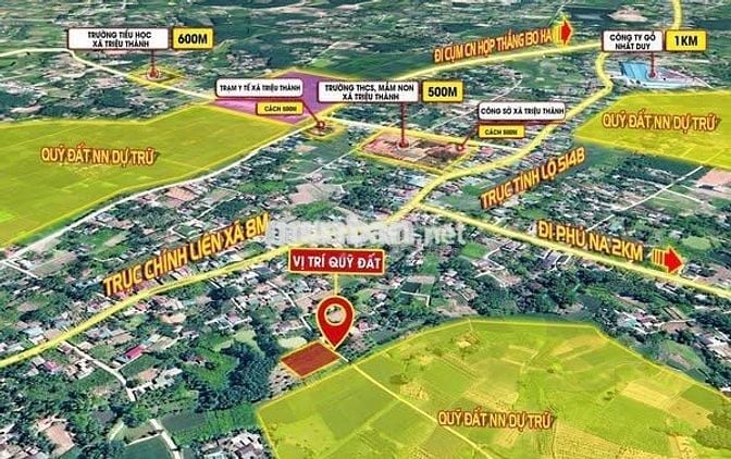 📍 Đất trung tâm xã Hợp Tiến – Triệu Sơn Diện tích hơn 230m²