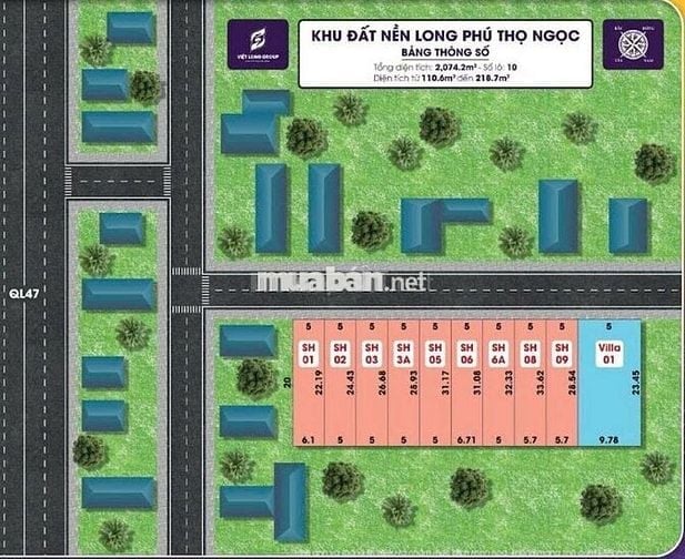 Đất đã có sổ 218,7m2 Triệu Sơn - Thanh Hoá