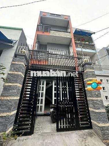 Cho thuê nhà 3 lầu mới hẻm thông xe hơi 1/ đường số 2 p16 GV giá 14tr