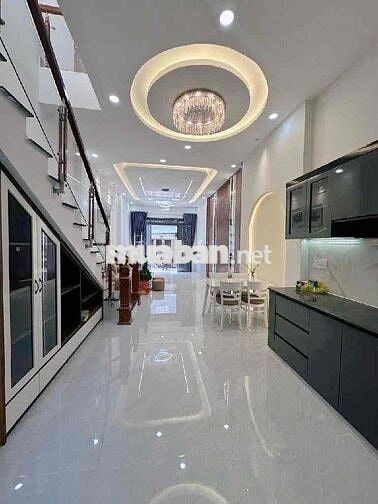 NHÀ MỚI ĐẸP - ĐƯỜNG TRƯỚC NHÀ 6M - 65M2 - 3PN