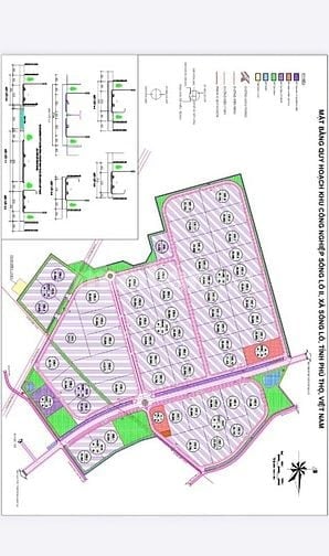 CHO THUÊ ĐẤT KCN SÔNG LÔ 2 – Diện tích: 1ha, 2ha, 5ha đến 20ha – Giá: 