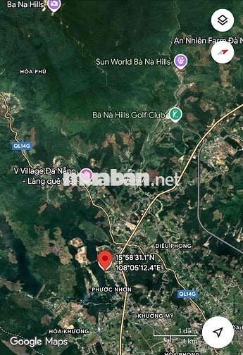 Bán 1450m đất trang trại Hoà Phú, Đà Nẵng
