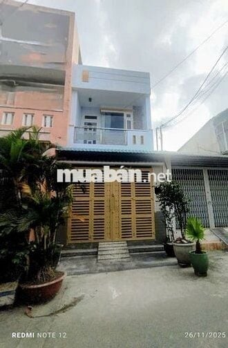 Nhà hẻm xe hơi + 114m2 + 3phong ngủ + 3WC + Hương Lộ 2 + Bình Tân