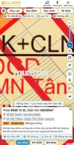 Chính chủ cần bán 3 lô đất Thủ Thừa _Long an ( Tây Ninh)