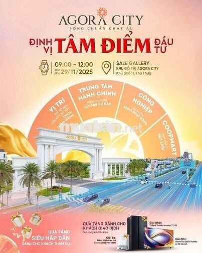 AGORA CITY LONG AN – KHU ĐÔ THỊ CHUẨN CHẤT ÂU