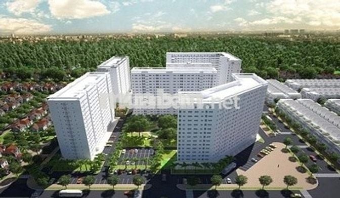 Bán CCu GREEN TOWN BÌNH TÂN, 43m2, 2PN, SHR lâu dài