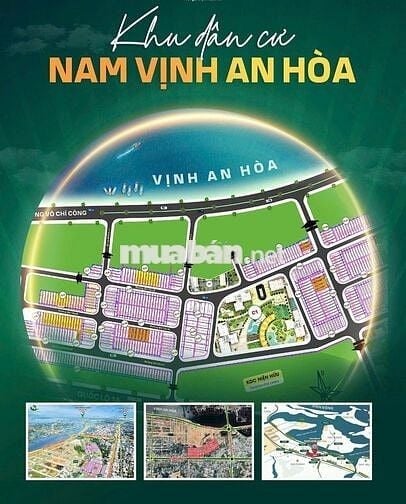 20 Lô Đất Đấu Giá Thi Hành Án Nam Vịnh An Hoà. Giá Rẻ chỉ từ 1,4 tỷ TL