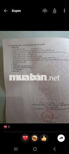 CHÍNH CHỦ TÔI CẦN BÁN GẤP LÔ ĐẤT MỎ CÀY BẾN TRE