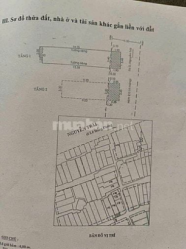 Nhà bán quận 5 Nguyễn Trãi có TL