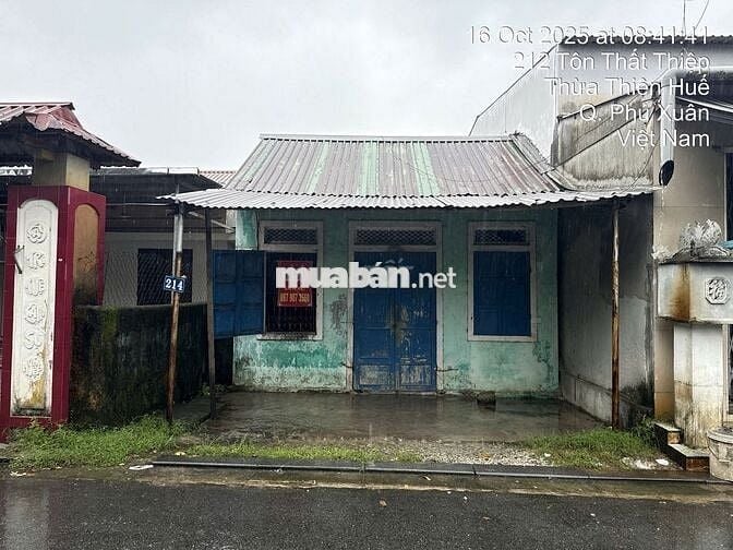 Đất nền 141m2  vị trí đẹp, tại phố Tôn Thất Thiệp, phường Tây Lộc, Huế