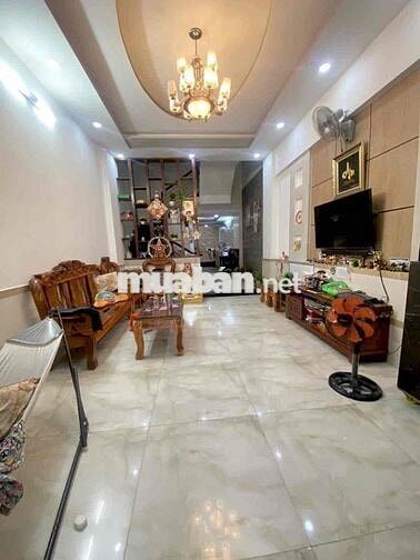 Nhà Mới Hẻm Xe Tải Thông đg LVT P14: 4x20m, 4 lầu, 6pn, 6wc