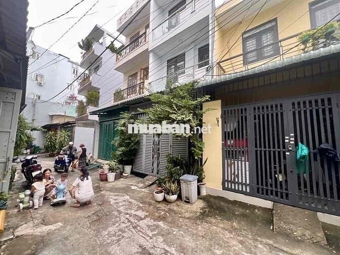 NHÀ 2 MẶT HẺM 745 QUANG TRUNG, GÒ VẤP. DT: 84.4M2, 4PN, 4WC, TRÊN 6 TỶ