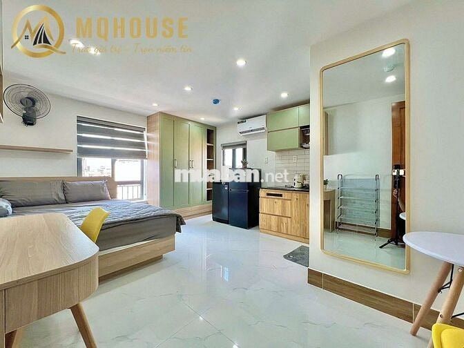 Cho thuê căn hộ dịch vụ full nội thất máy giặt riêng Nguyễn Trãi Q5