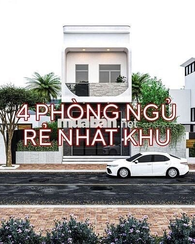 ❌️NHÀ 4 PHÒNG NGỦ MỚI XÂY KDC PHƯỚC KIẾN TẦM VU GIÁ RẺ NHẤT KHU