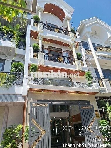 CĂN HỘ CAO CẤP–HIỆP THÀNHQ12–50M² ‐ 5 TẦNG ‐ NGANG 5×10. CHỈ 6 TỶ 350.