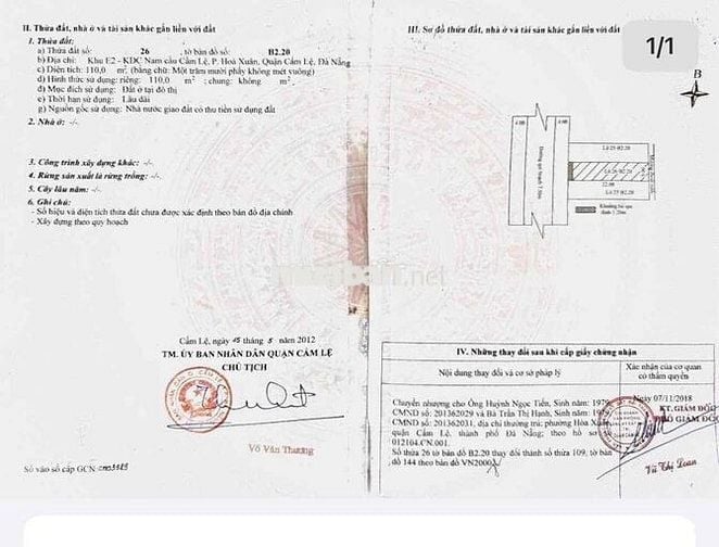 Tôi cần bán lô đất giá rẻ ở hoà xuân đà nẵng