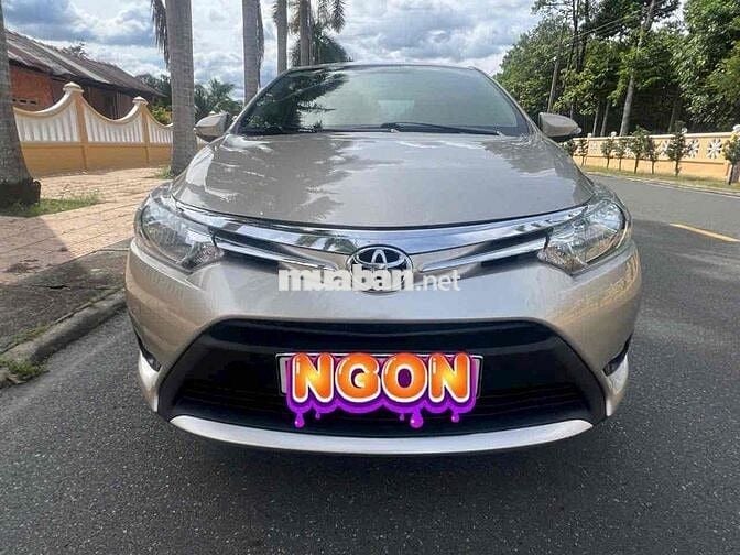 Toyota Vios 2016 số tự động vàng cát chính chủ
