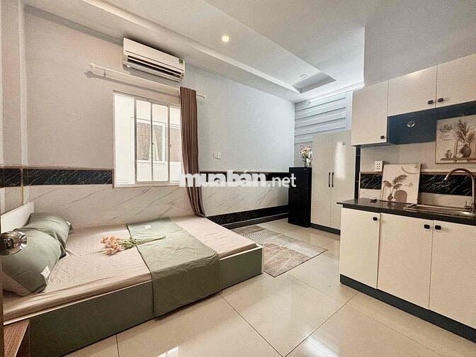 STUDIO FULL NỘI THẤT, THANG MÁY CỬA SỔ TRỜI GẦN CẦU NGUYỄN VĂN CỪ