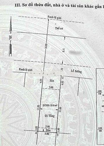 Bán rẻ bán nhanh mặt tiền Bình Tân giáp Tân Phú