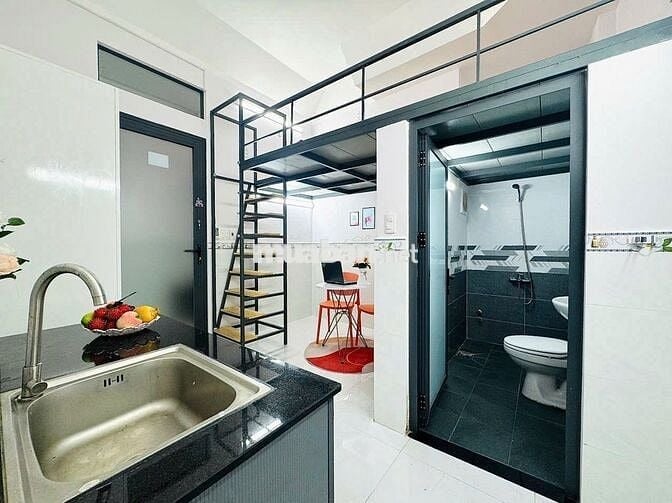 PHÒNG GÁC LỬNG FULL NT - GÁC CAO 2M - FREE PHÍ XE