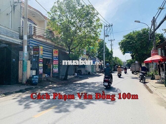 BÁN LÔ ĐẤT 90M2- NGANG 8M- PHÁP LÝ CHUẨN- HXH- NGAY PHẠM VĂN ĐỒNG