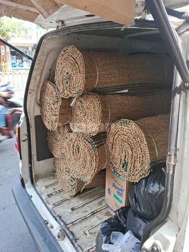 CHiếU THợ BạC + THảM Cói TRANG TRí 