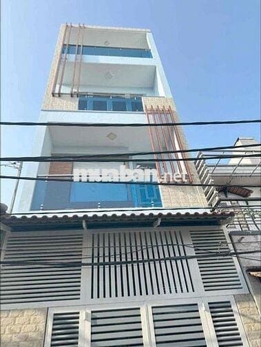 ✅NHÀ [ 4 x 12] 4 tầng 4PN ,3WC,hẽm 5m thông,đường Hương lộ 2 ✅