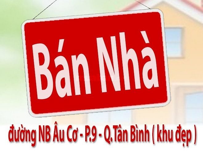 Bán Nhà : đường nội bộ Âu Cơ - P.9 - Q.Tân Bình - Tp.HCM - dt:12x30m