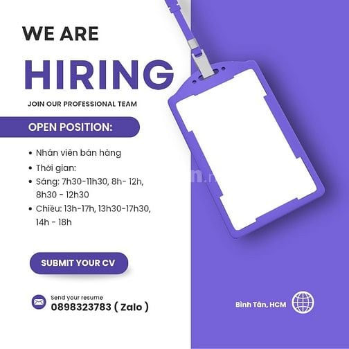 Việc làm cuối năm HCM TUYỂN GẤP‼️